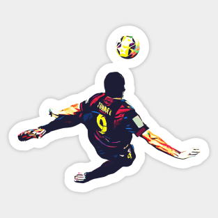 Luis Suarez Pop Art Sticker